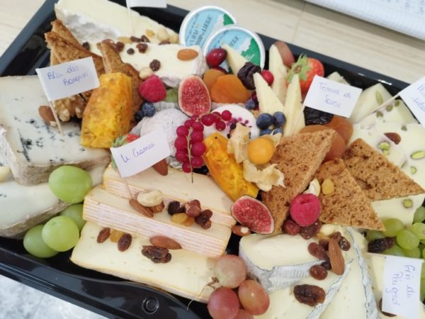 Plateau fromage en dessert (min 4 personnes)