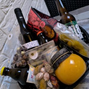 Panier garni avec alcool